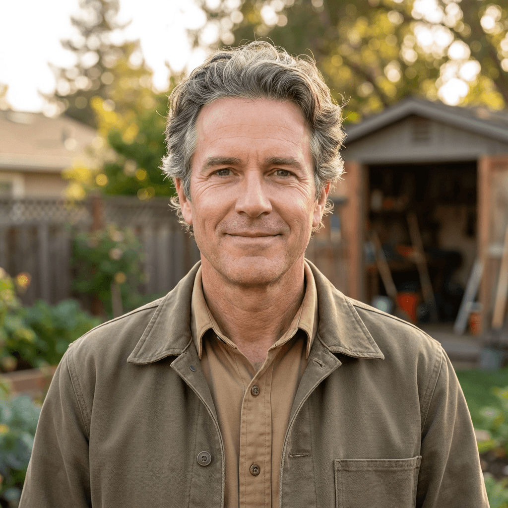 Mike Patterson, owner of Patterson Roofing, reviewing bid documents